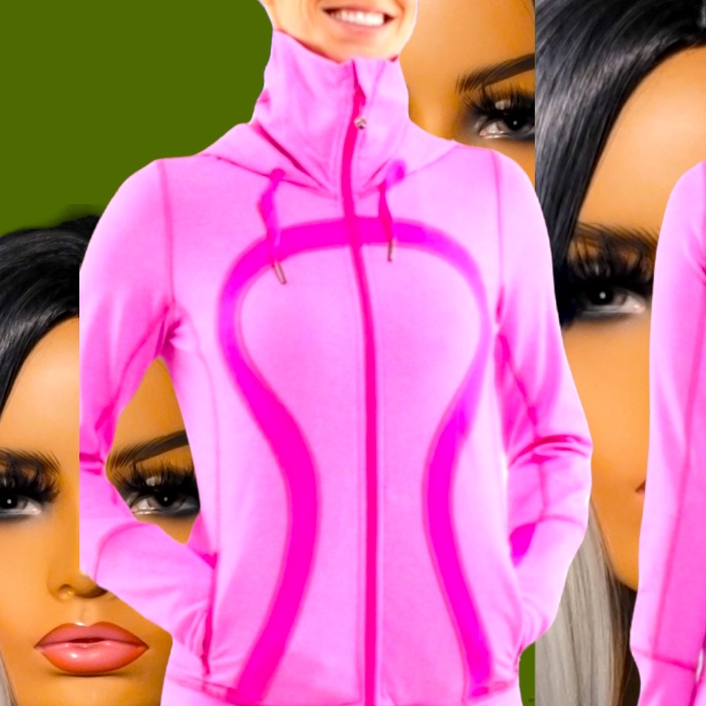 Lululemon In Stride Jacket 12 Hot Pink